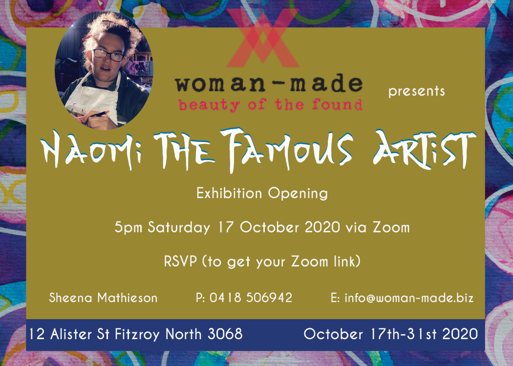 Naomi's Exhibition Invitation Web