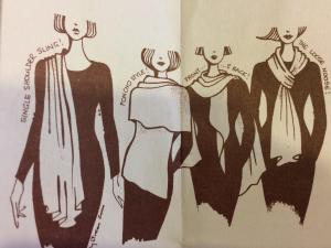 Many ways to wear a scarf